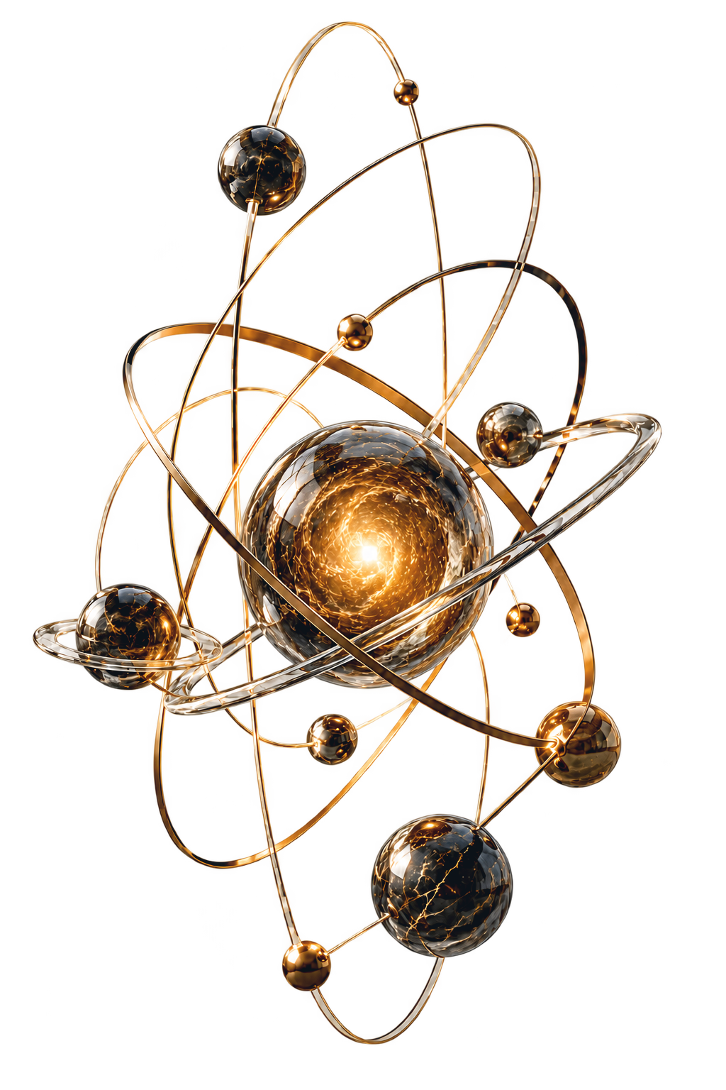 Sistema planetario che rappresenta il coordinamento patrimoniale